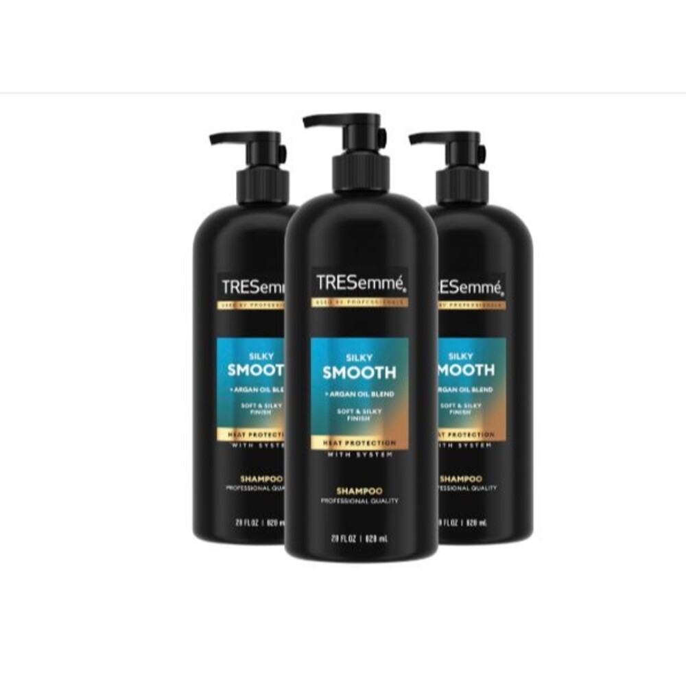 TRESemmé Anti-Frizz Shampoo 3 Count, 28 oz For Frizzy Hair Formulated With Pro